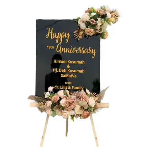 Papan Bunga Akrilik Conto